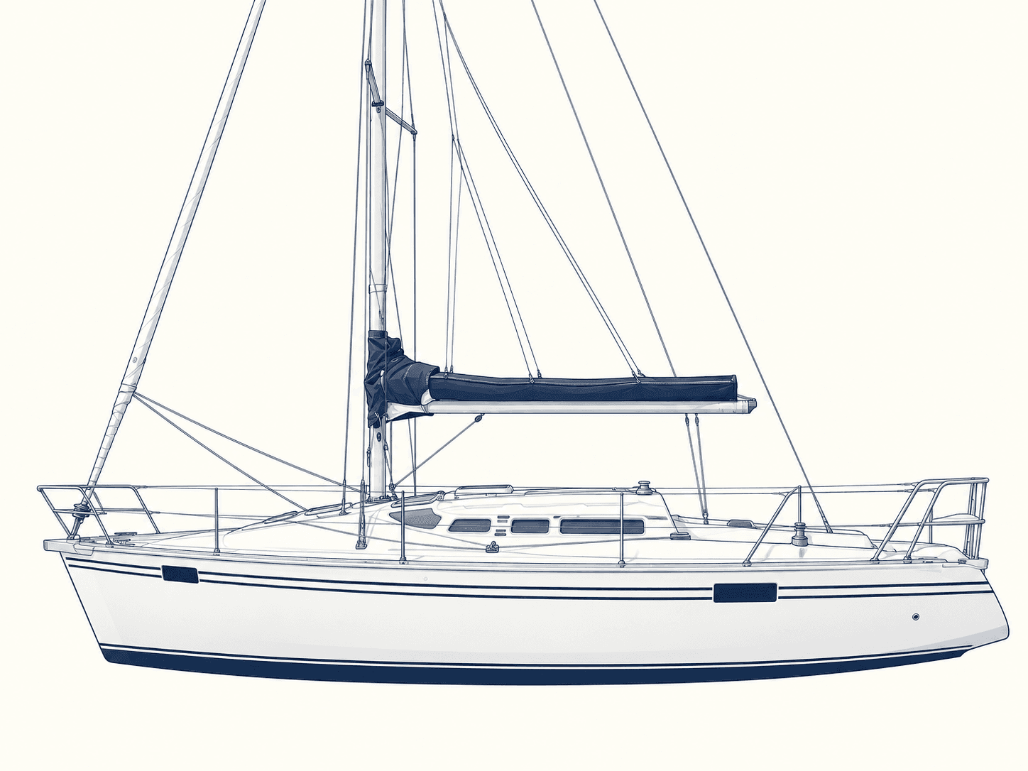 Illustrazione del Oceanis 350